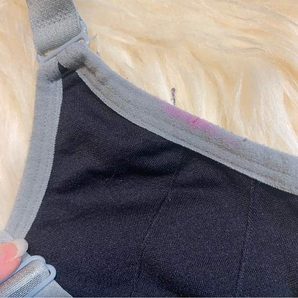 Set of 4 sports bras racerback keyhole stretchy support athletic bra - Picture 6 of 9